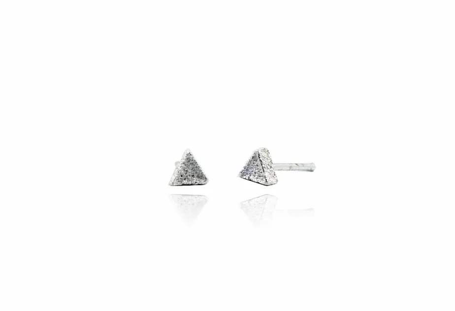 Toy Triangle medium earring