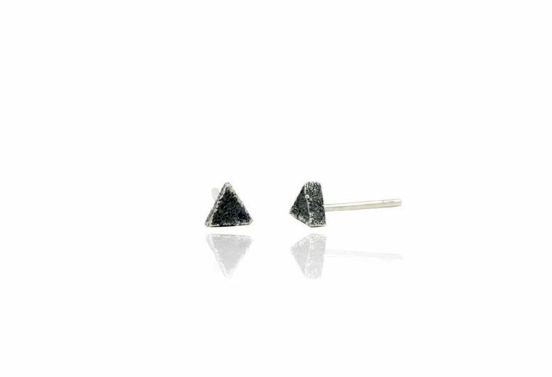 Toy Triangle medium earring