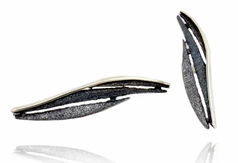 Bori grey earring