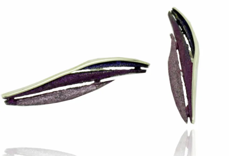 Bori violet earring