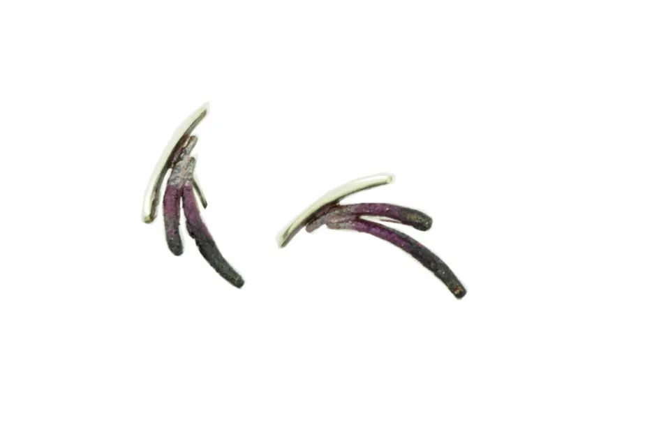 Pendientes Dynamic Pequeños Violetas