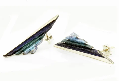 Pendientes Dana Grandes Azules