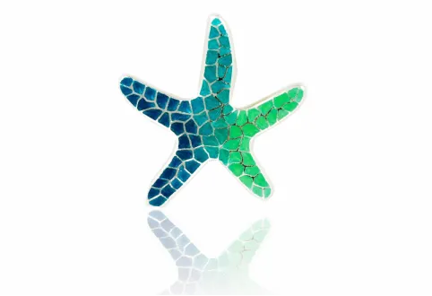 Penjoll Estrella de Mar gran verd trencadis