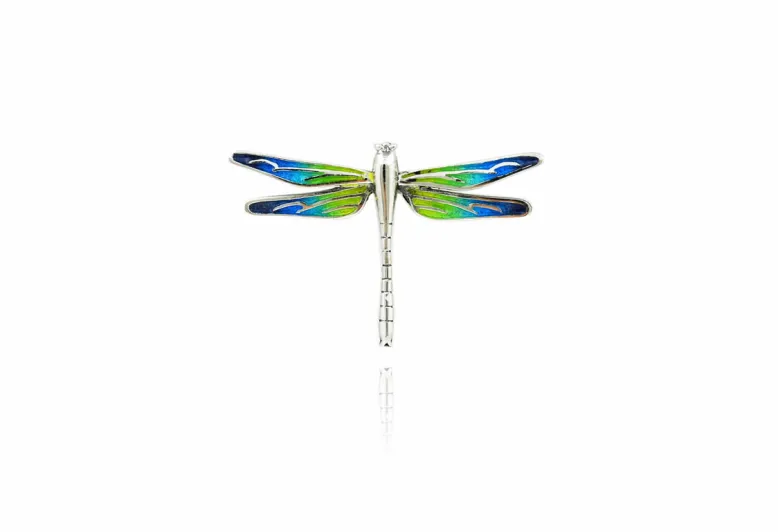 Colgante Libélula de Esmalte 'Menorca' Pequeño