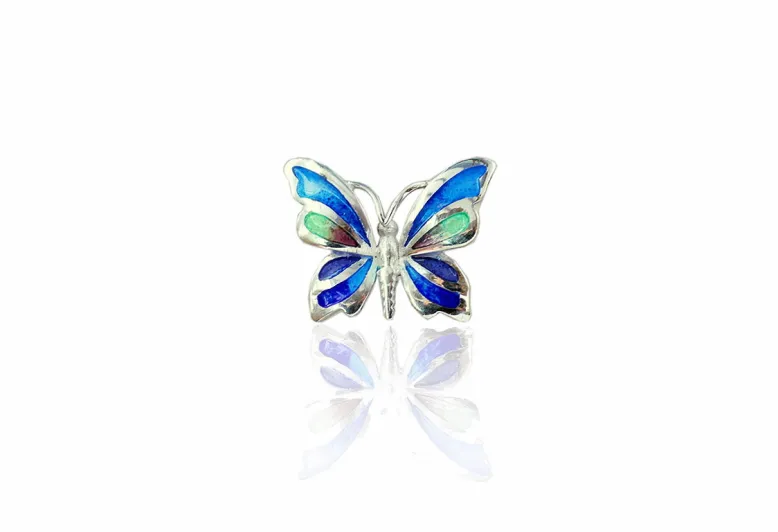 Blue Butterfly Pendant