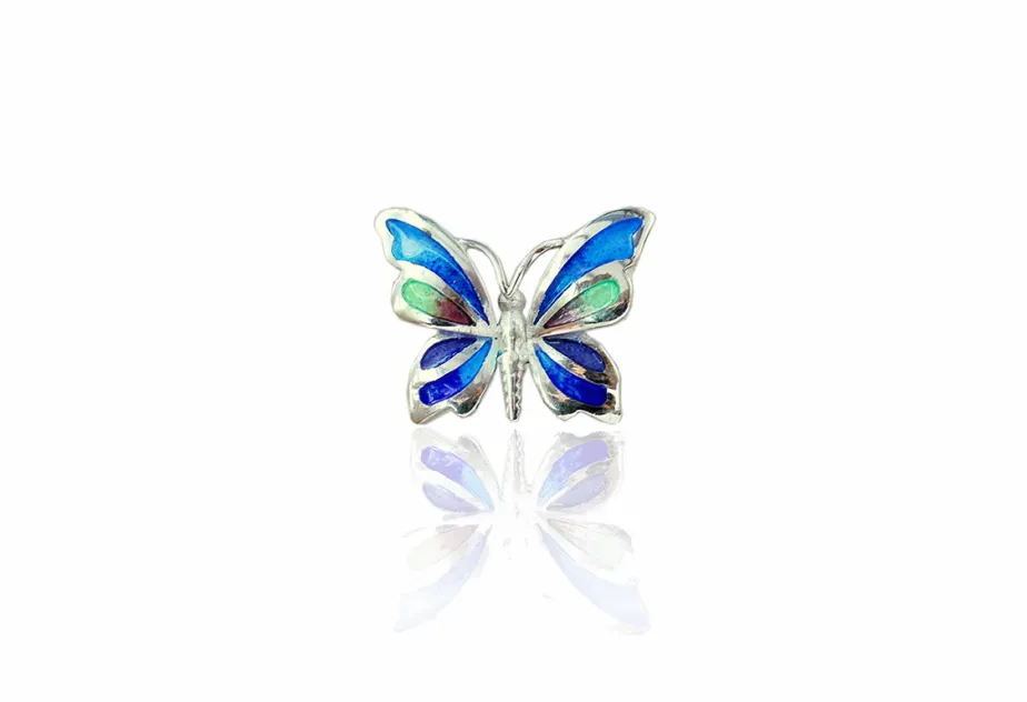 Blue Butterfly Pendant