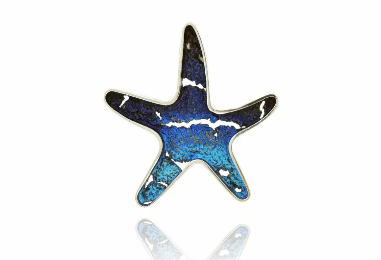 Colgante Estrella Mar-Itim mediana azul Eléctrico