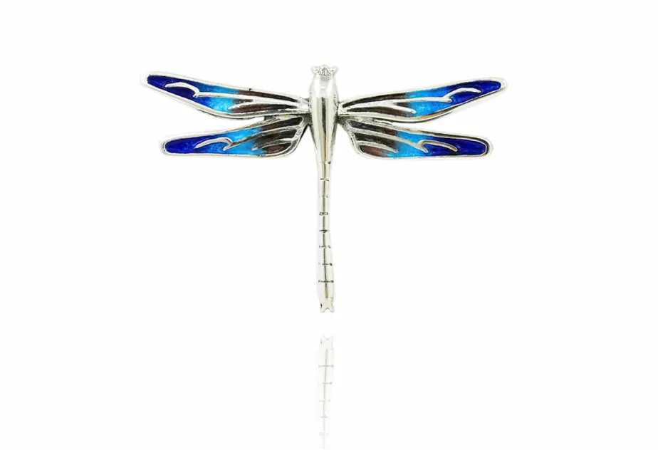 Colgante Libélula Mediano Púrpura Azul
