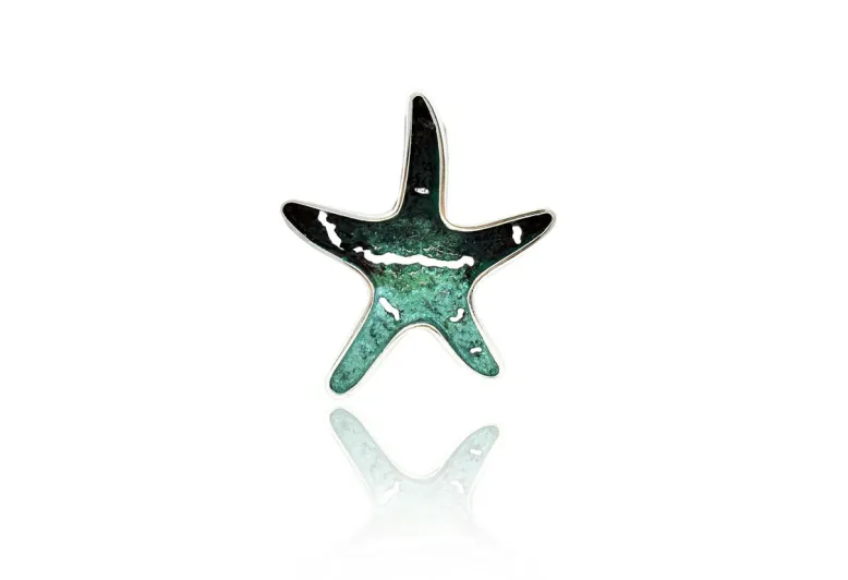 Penjoll Estrella Mar-Itim petit verde Esmeralda
