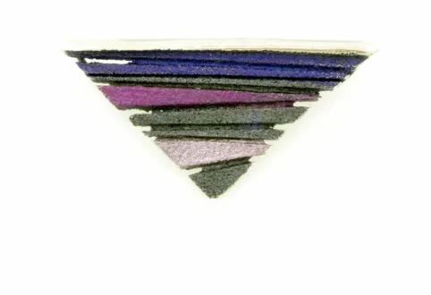 Dana violet big pendant