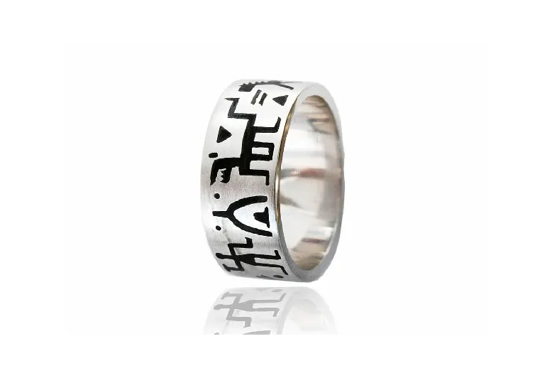 Anillo indios negro