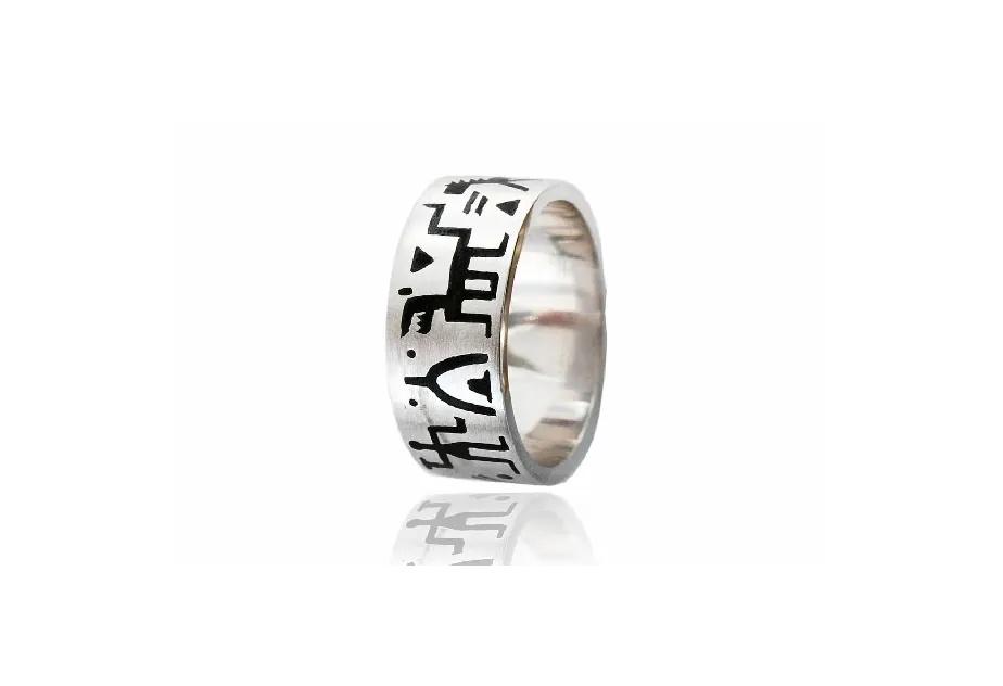 Anillo indios negro