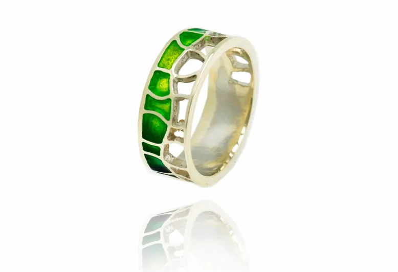 Anillo pedrera verdes