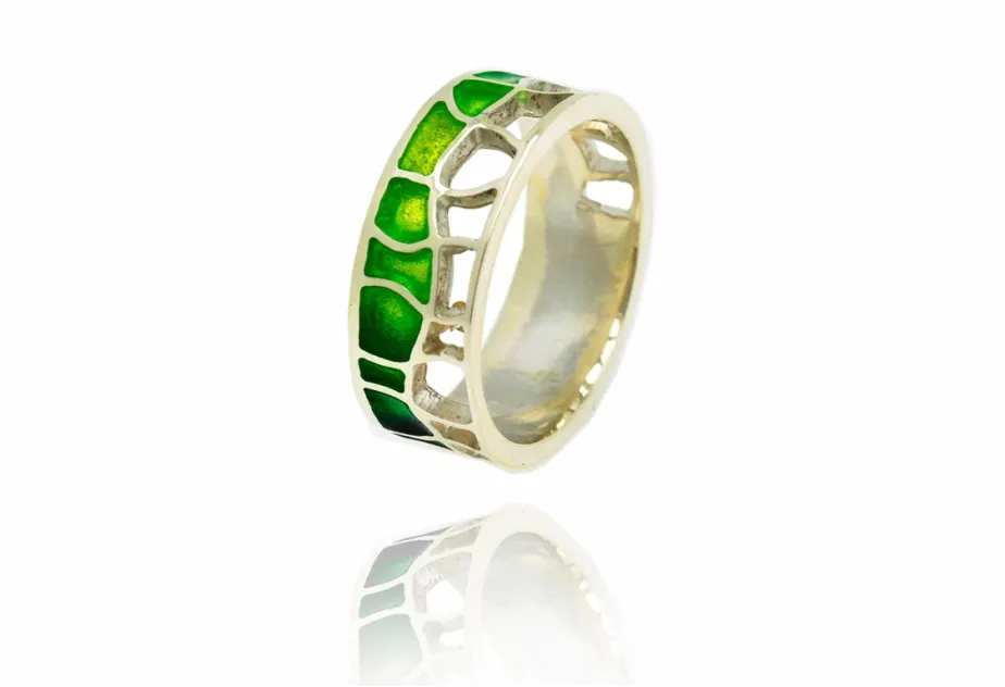 Anillo pedrera verdes