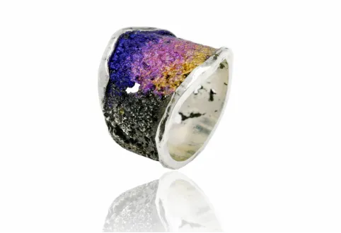 Anillo Intenzza Púrpura Mística Pequeño
