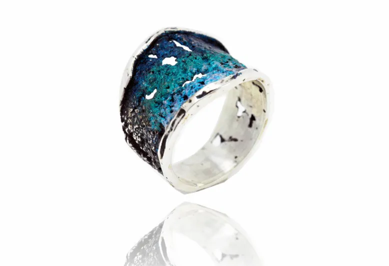 Small Formentera-blue Intenzza ring