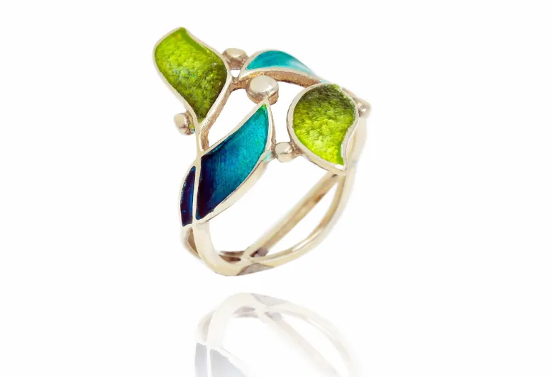 Anillo Amil Pequeño Verde
