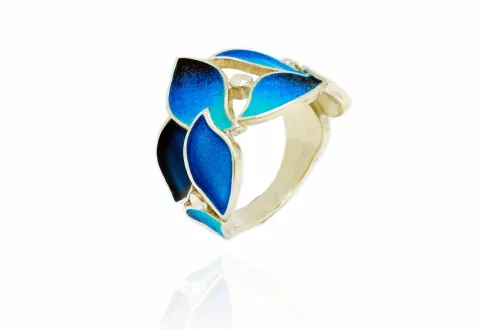 Großer blauer Ring Amil