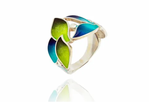 Large Green Turquoise Amil Ring