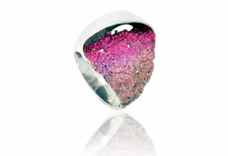 Anillo Gala Grande Rosa