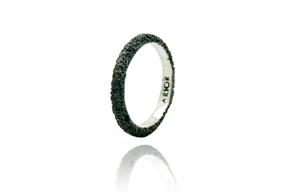 Anillo Desert media caña pequeño