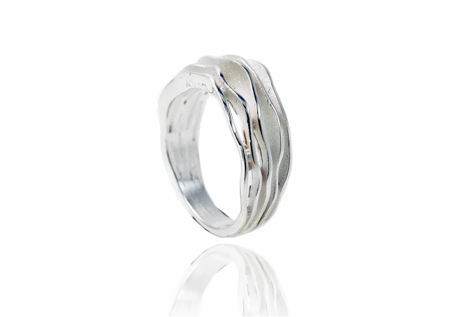 Silberner Ring Multi Fi 5