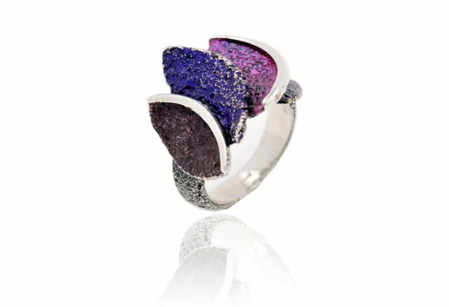 Violet Smile big ring