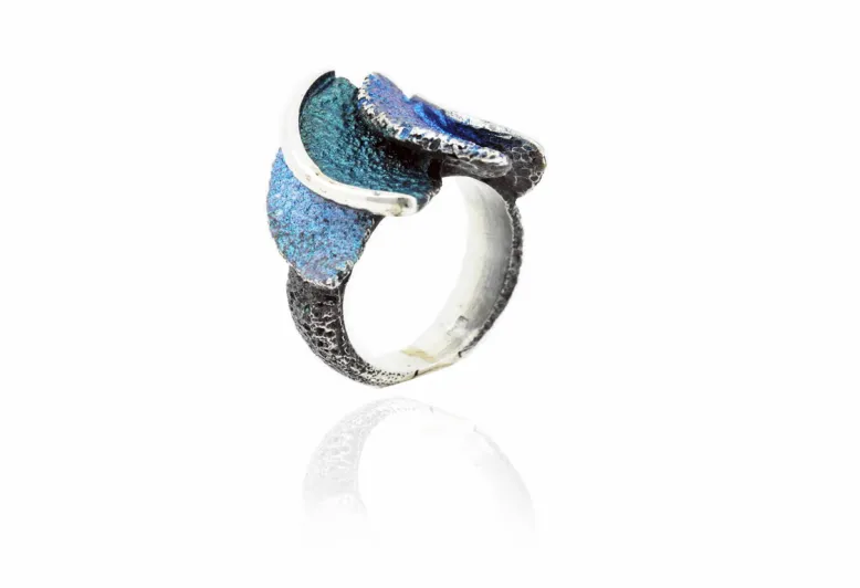 Blue Smile big ring