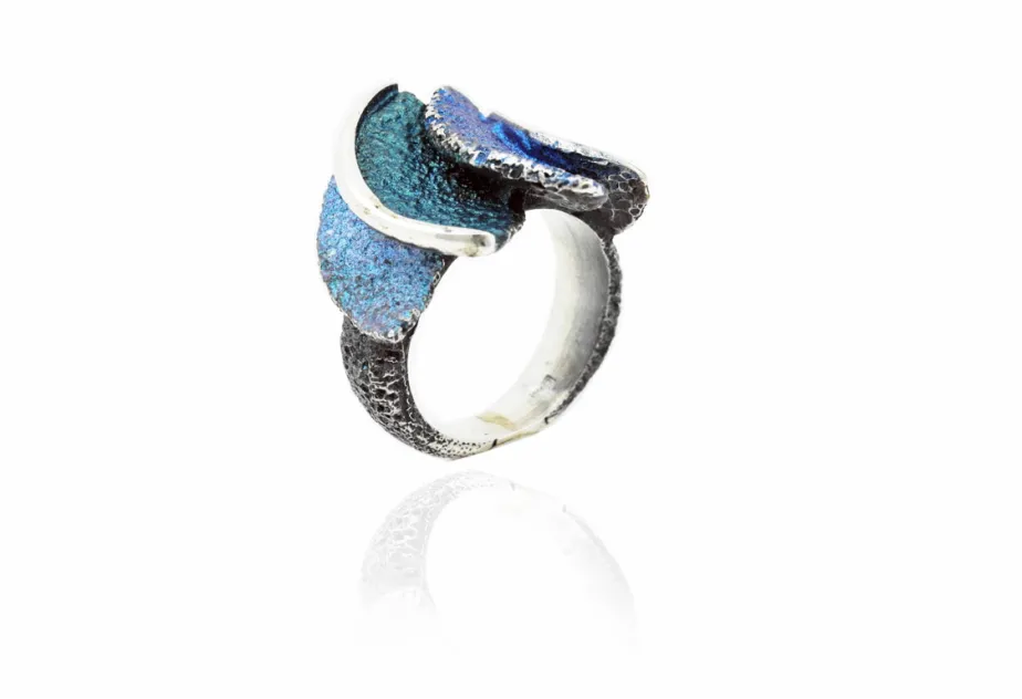 Blue Smile big ring
