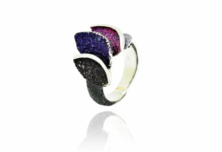 Anillo Smile Pequeño Lila