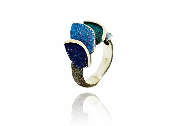 Smile blue little ring