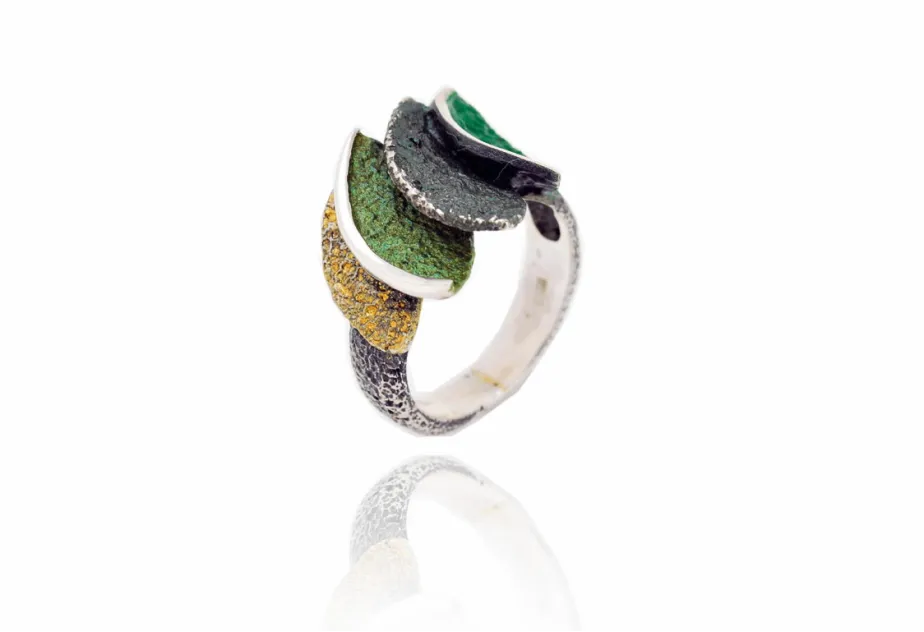 Smile Lichen green little ring