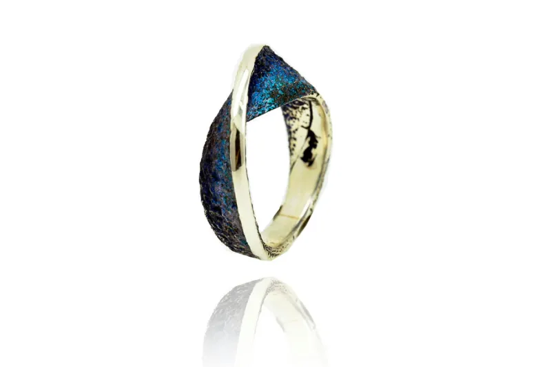 Anell Moebius textura blau