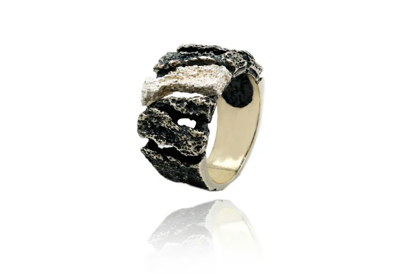 Anillo Tempo Mediano, Fusión Plata
