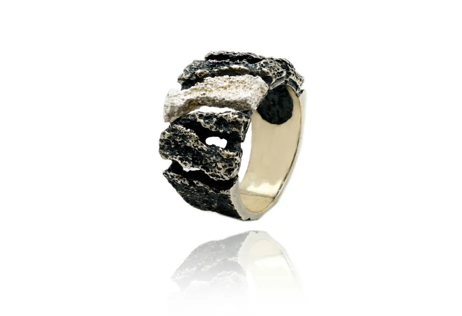 Anillo Tempo Mediano, Fusión Plata