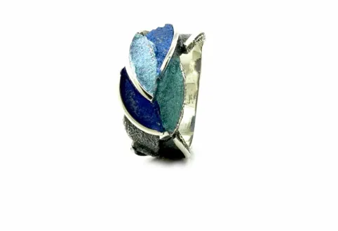 Anillo Eire azul