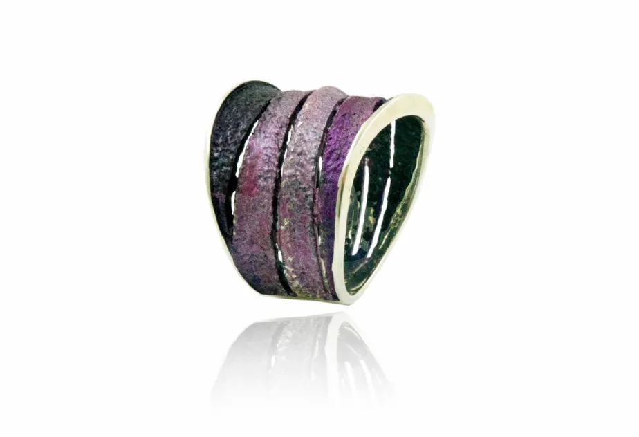 Bori violet big ring