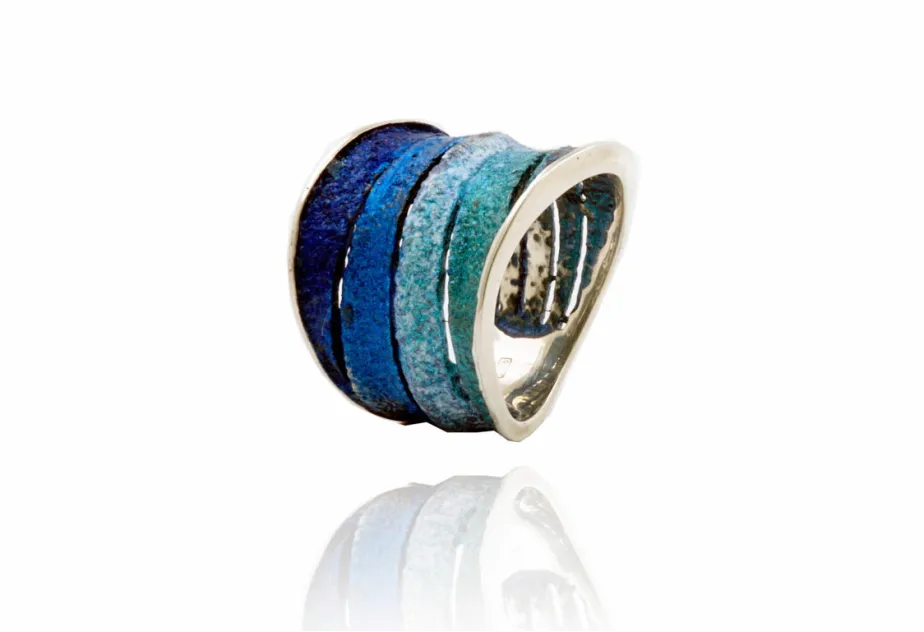 Anillo Bori Grande Azul