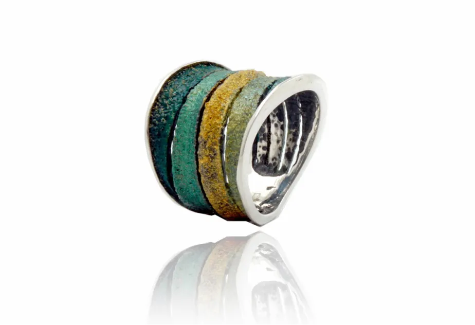 Anillo Bori Grande Verde