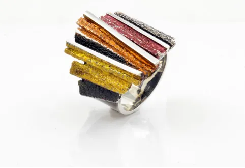 Dana ochre big ring