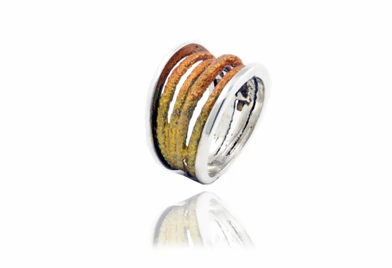 Anillo Dynamic Grande Ocre