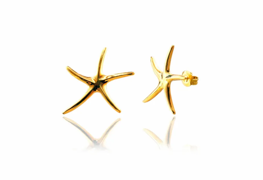 Pendientes estrella de mar