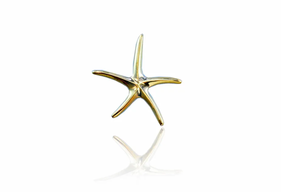 Penjoll estrella mar super gran baga radera, 2,5cm