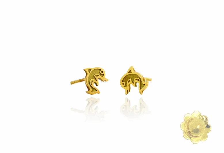 Pendientes delfin grande