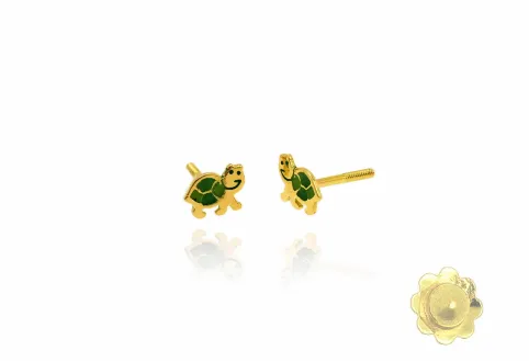 Pendientes tortuga pequeña