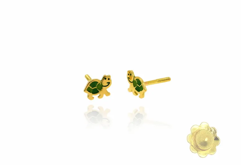 Pendientes tortuga pequeña
