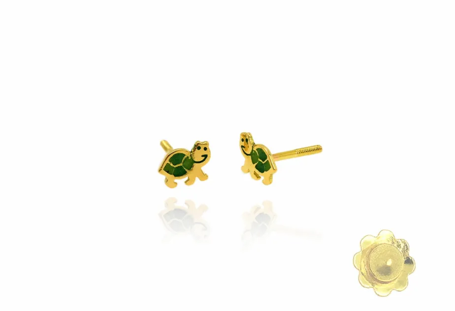 Pendientes tortuga pequeña
