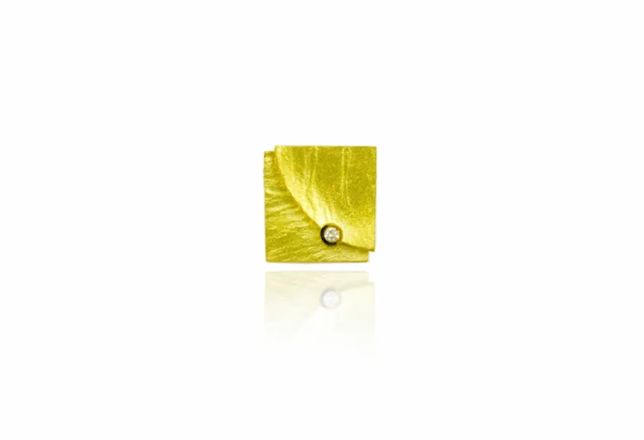 Colgante Doble Fulla, oro completo