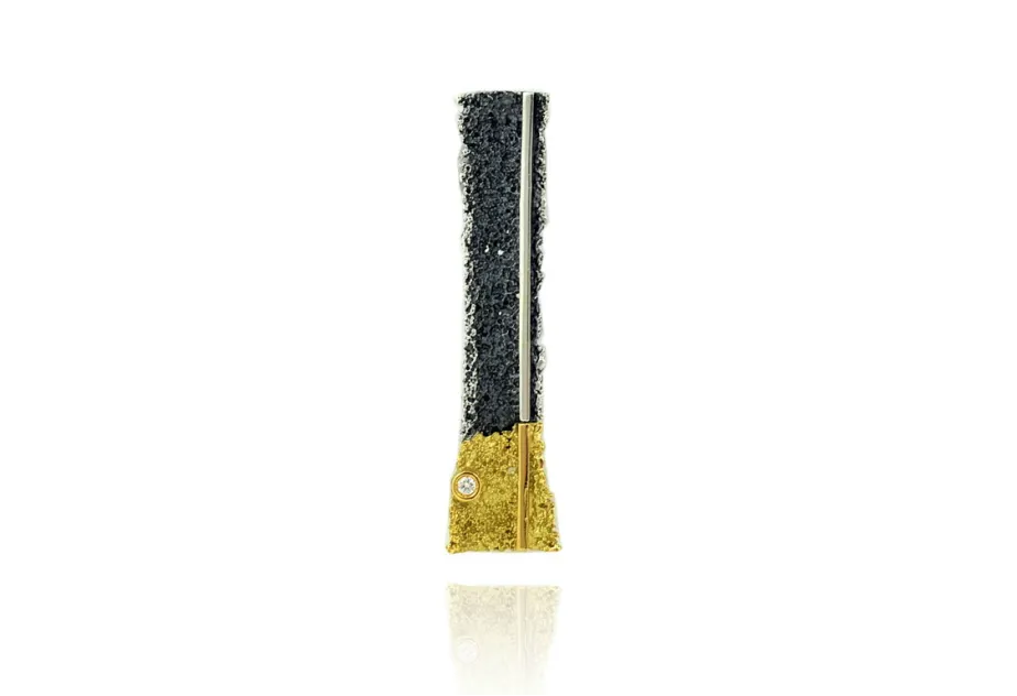 Osha silver&gold big pendant