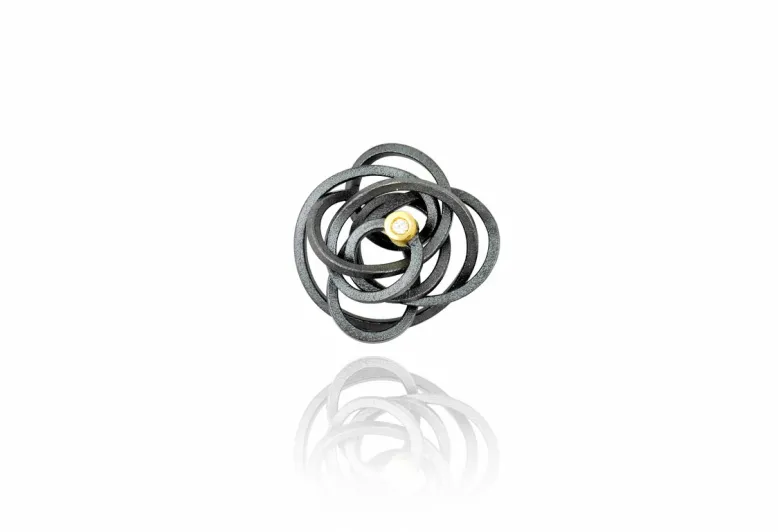 Caos silver&gold 1BR pendant